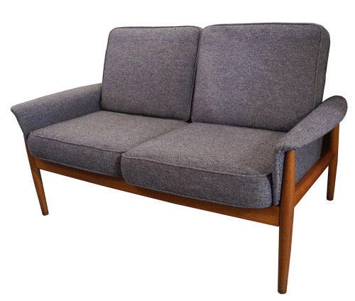 Rare Grete Jalk Two-Seater Sofa