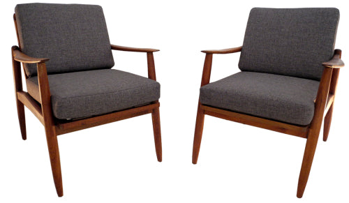 Mahogany Lounge Chairs