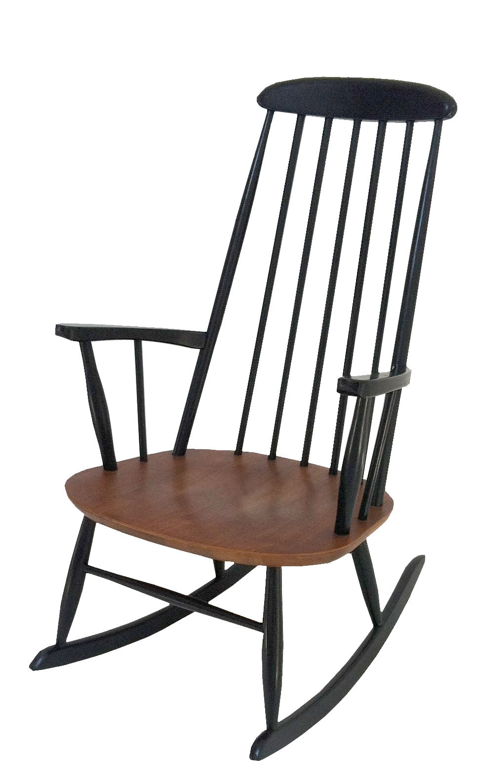 Teak Rocker in the style of Ilmari Tapiovaara – Inabstracto