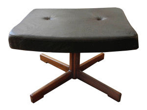 Danish Rosewood Ottoman