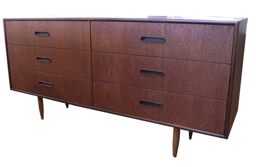 Six Drawer Teak Dresser