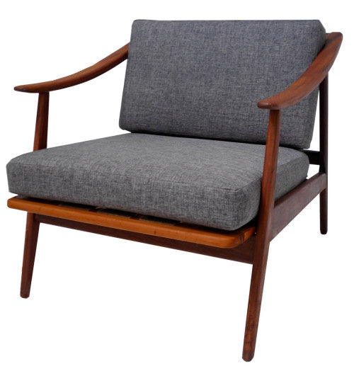 Mid Century Modern Teak Lounge Chair