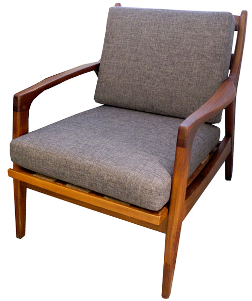 Mid Century Modern Teak Lounge Chair