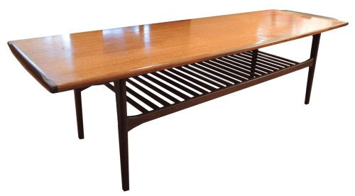 Teak and Rosewood Coffee Table