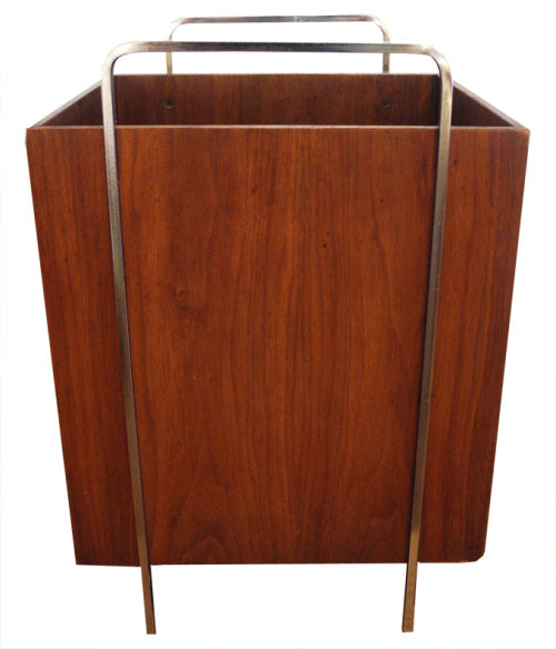 Mid Century Teak Wastepaper Basket