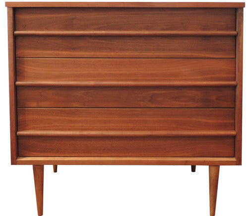 Three-Drawer Walnut Dresser