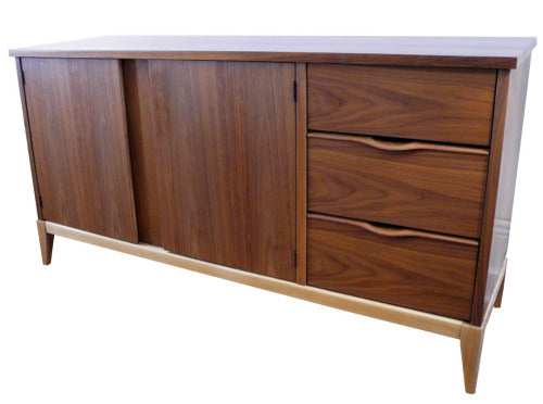 Walnut and Birch Sideboard/Dresser