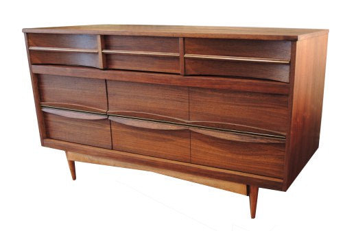 Small Mid Century Walnut Dresser