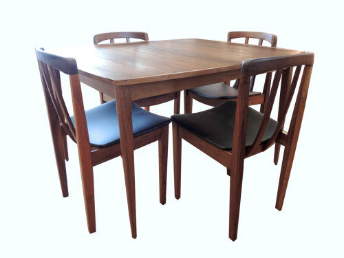 1960s Walnut Dining Set