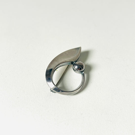 Hans Hansen Floral Brooch