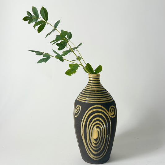 1960s Swirly Vase