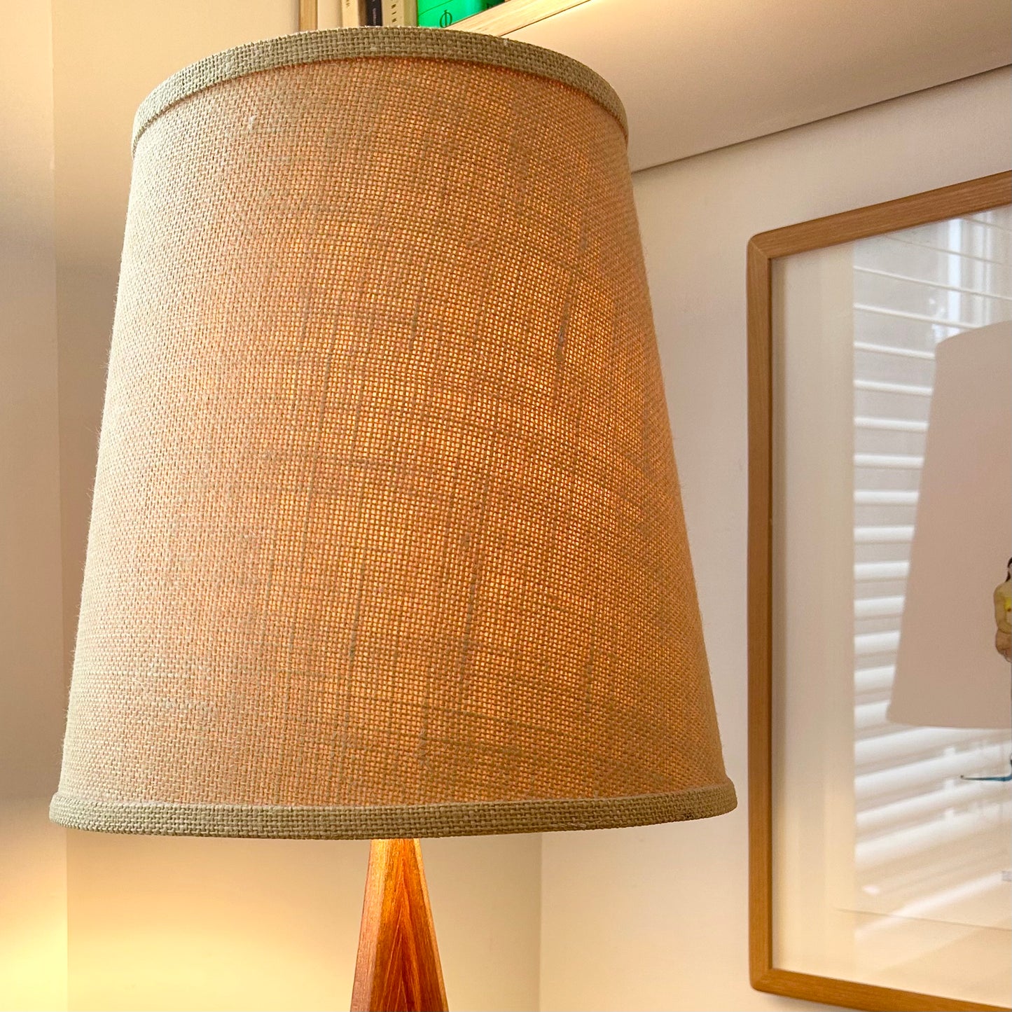 Teak Tripod Lamp