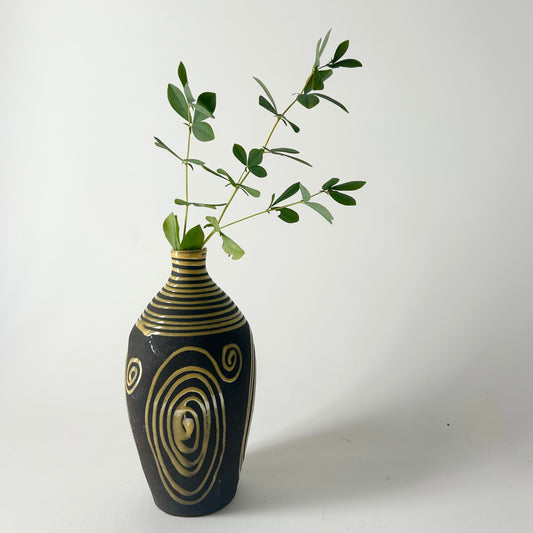1960s Swirly Vase