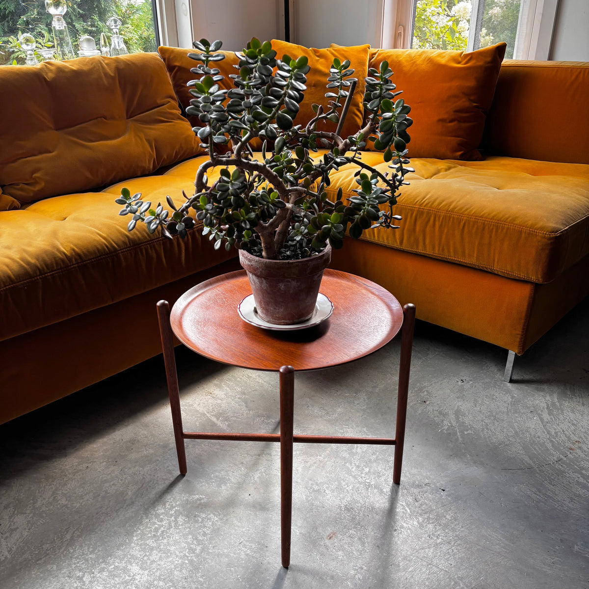 Danish Teak Tray Table