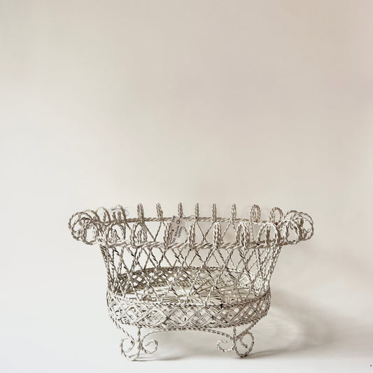 Antique French Wire Basket
