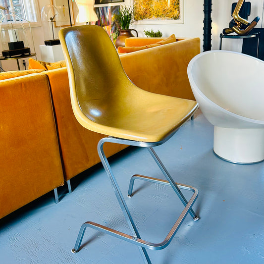 1960s Molded Fiberglass Stool