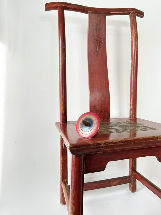 Antique Chinese Yoke Back Chair