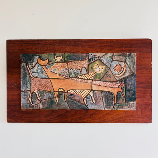Modernist Relief Tile