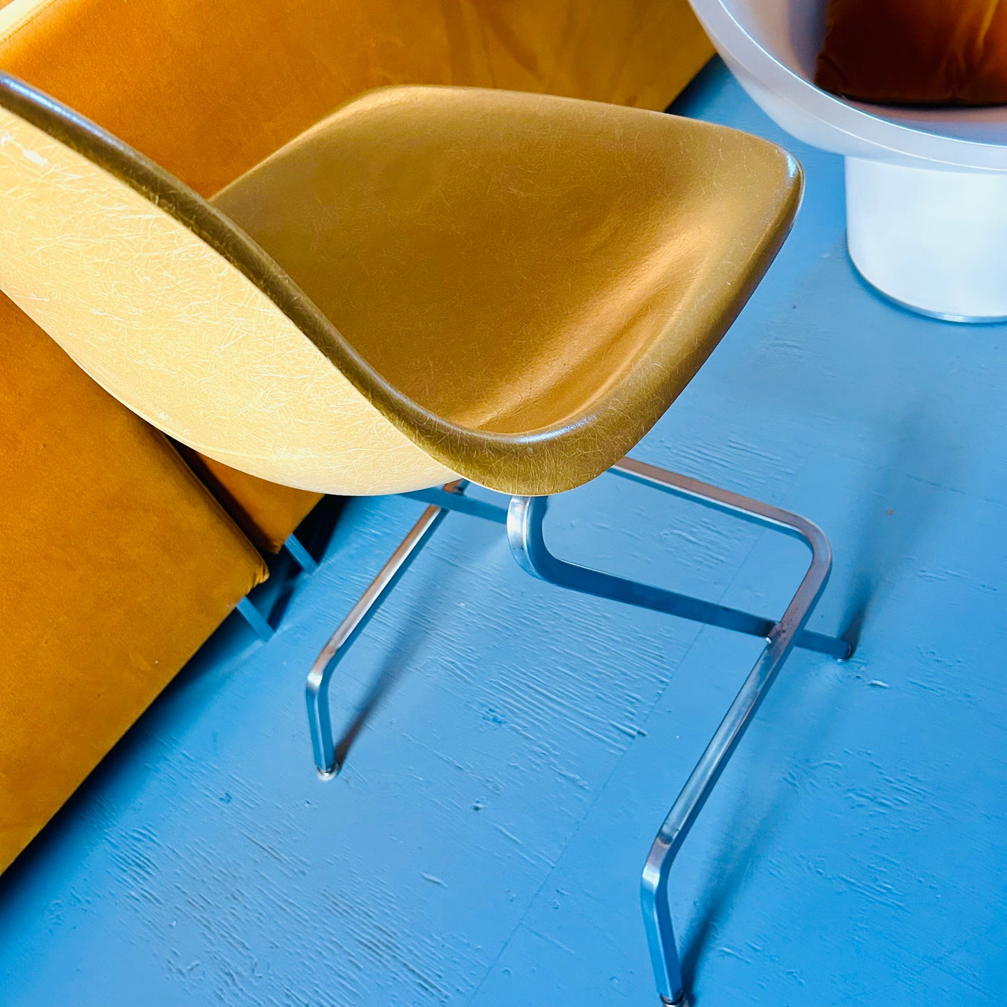 1960s Molded Fiberglass Stool