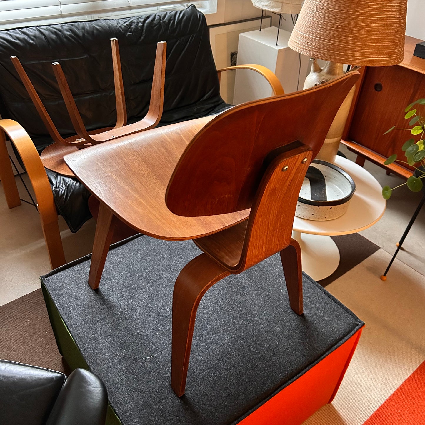 Four 1950s Eames DCW Chairs