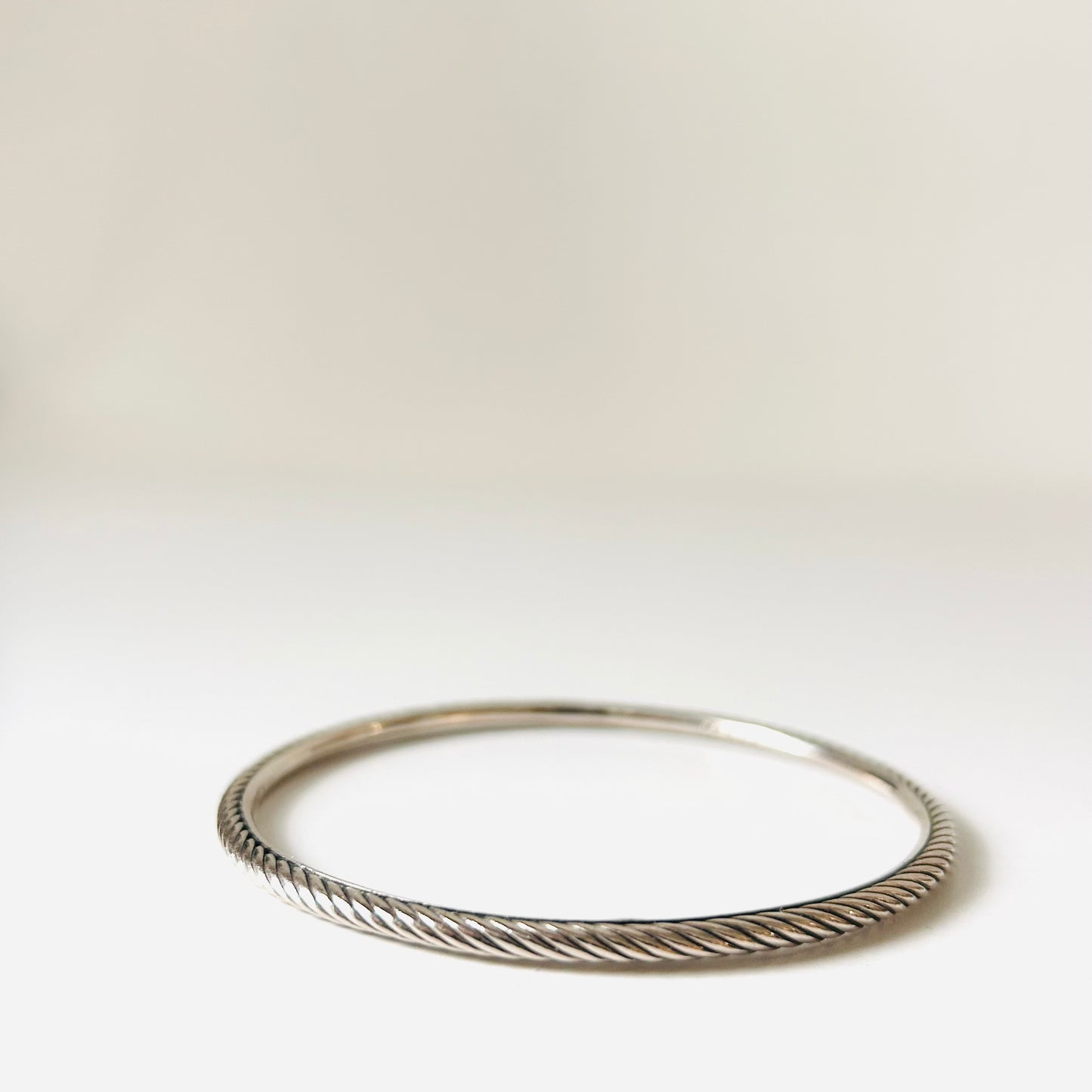 David Yurman Silver Bangle