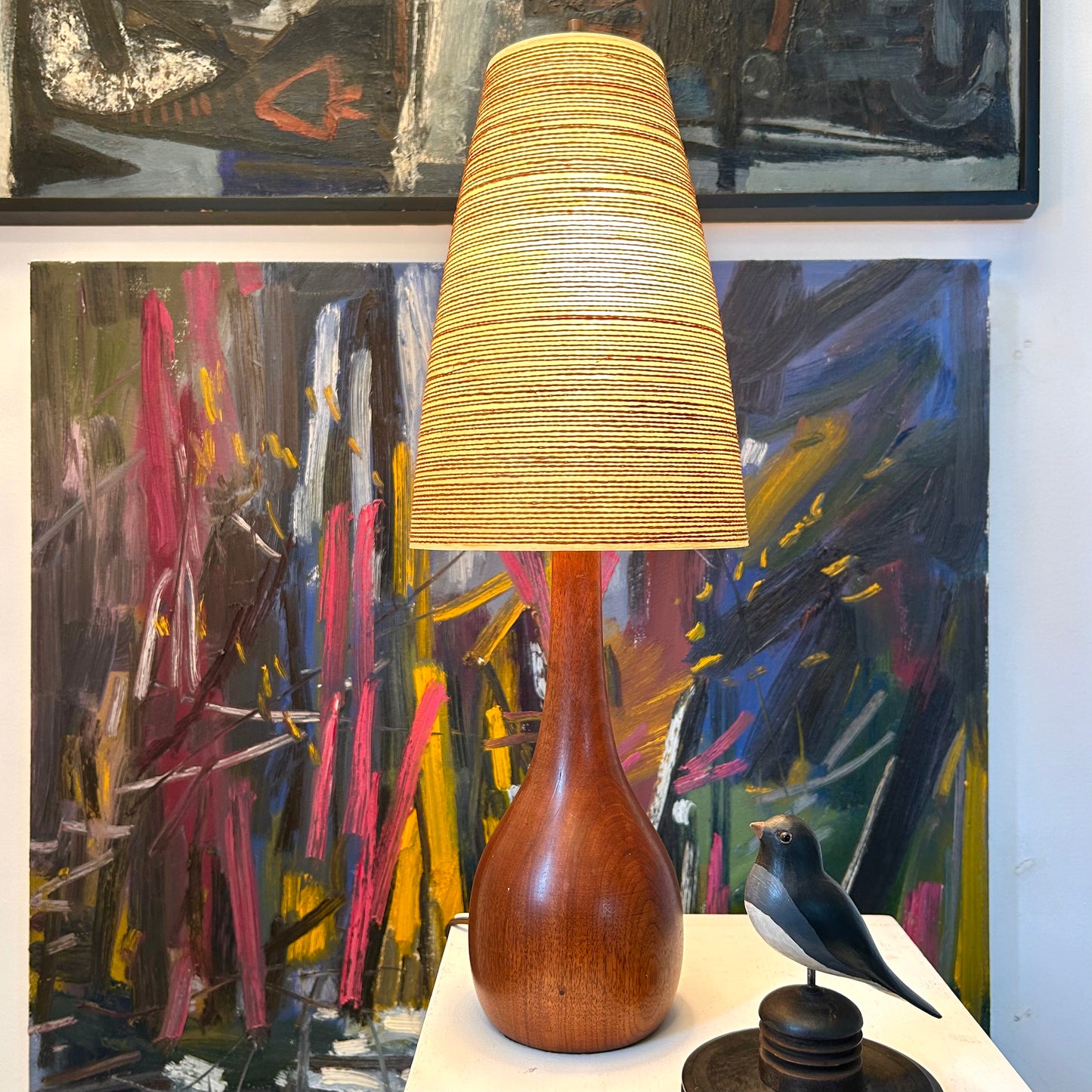 1960s Teak Lamp
