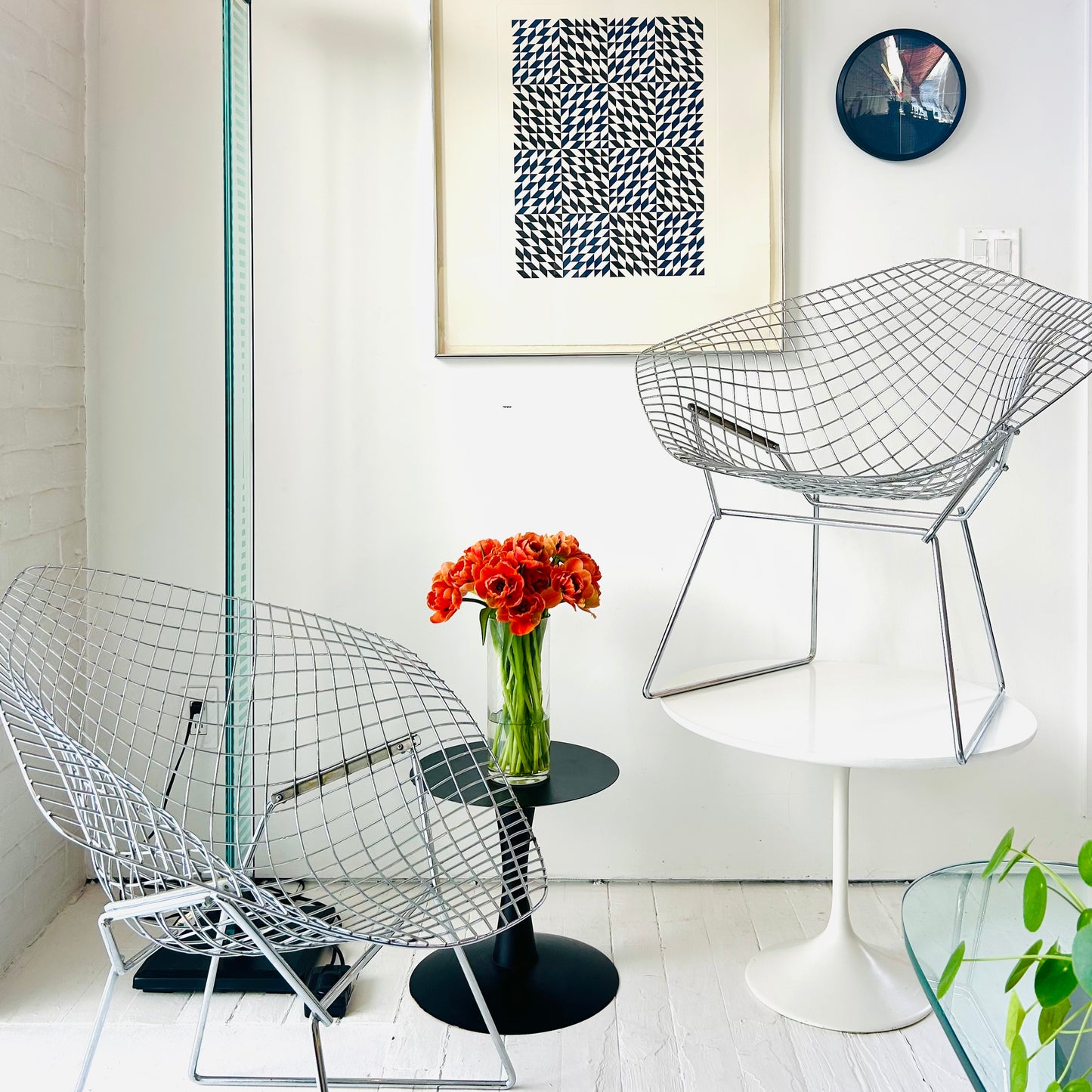 Original Harry Bertoia Diamond Chairs