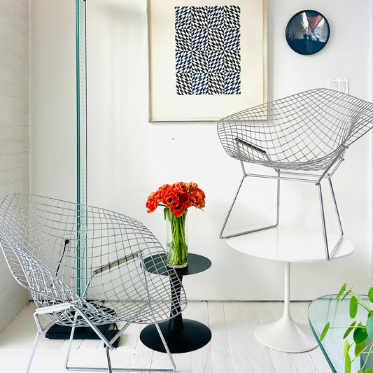 Original Harry Bertoia Diamond Chairs