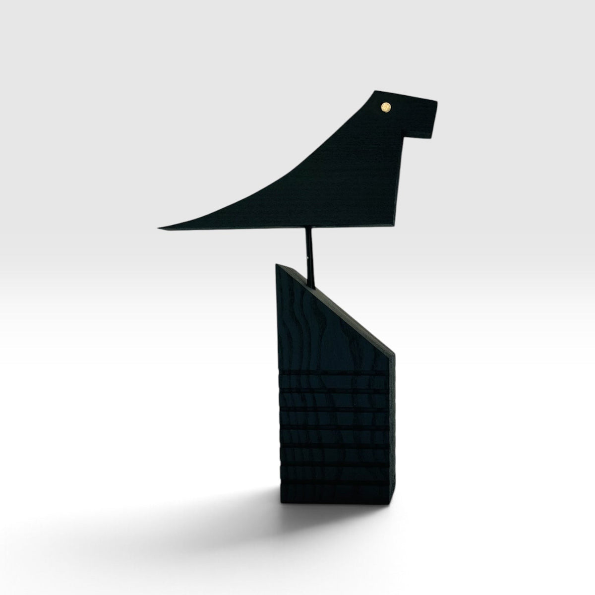 Black Bird Sculpture Byrd House Gallery