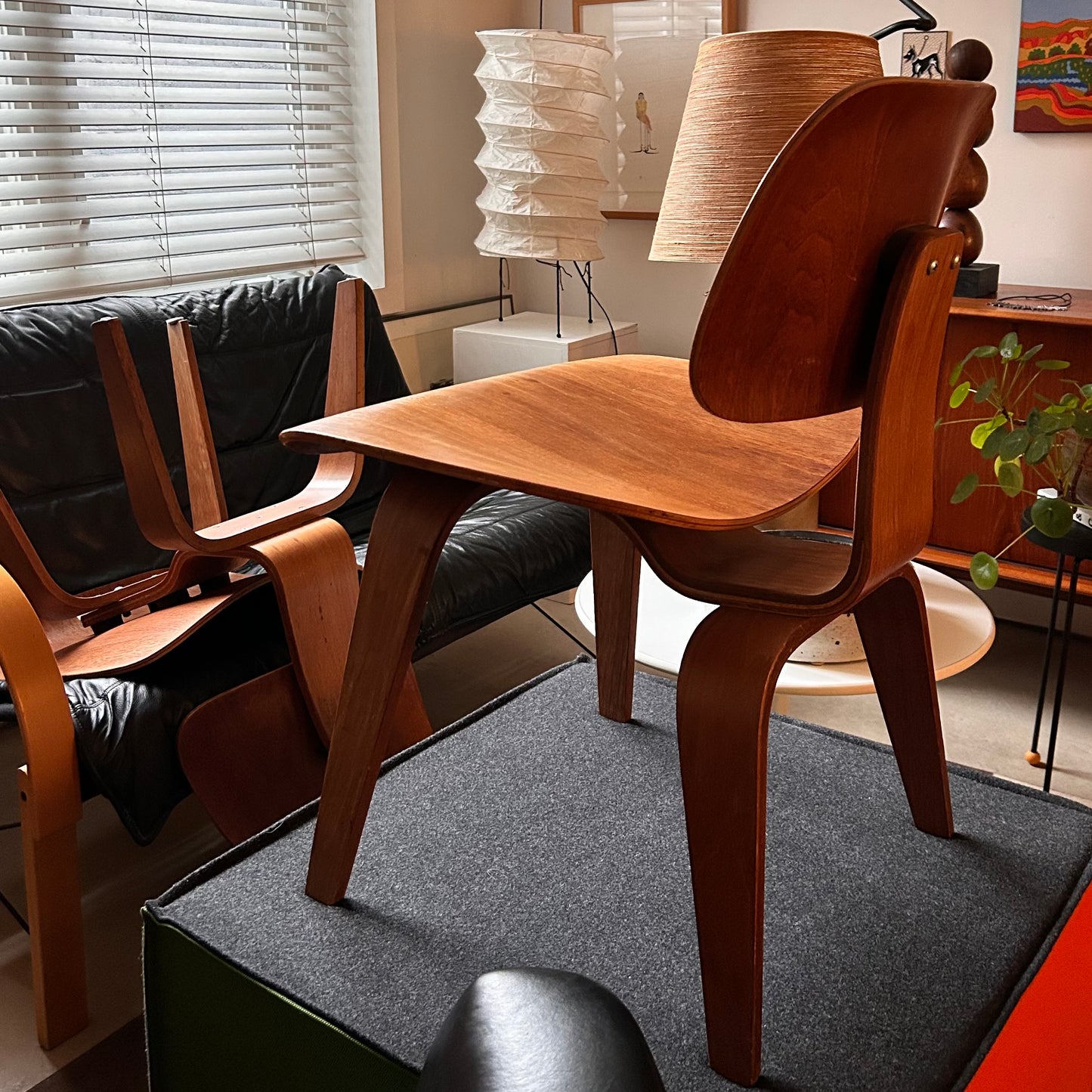 Four 1950s Eames DCW Chairs