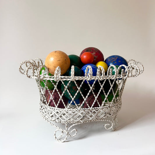 Antique French Wire Basket