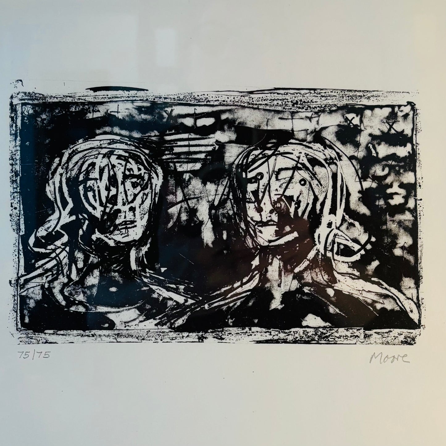 Henry Moore Signed Lithograph