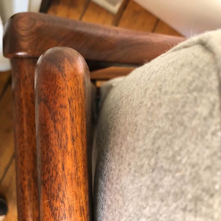 Walnut Lounge Chair