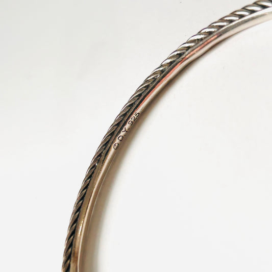 David Yurman Silver Bangle