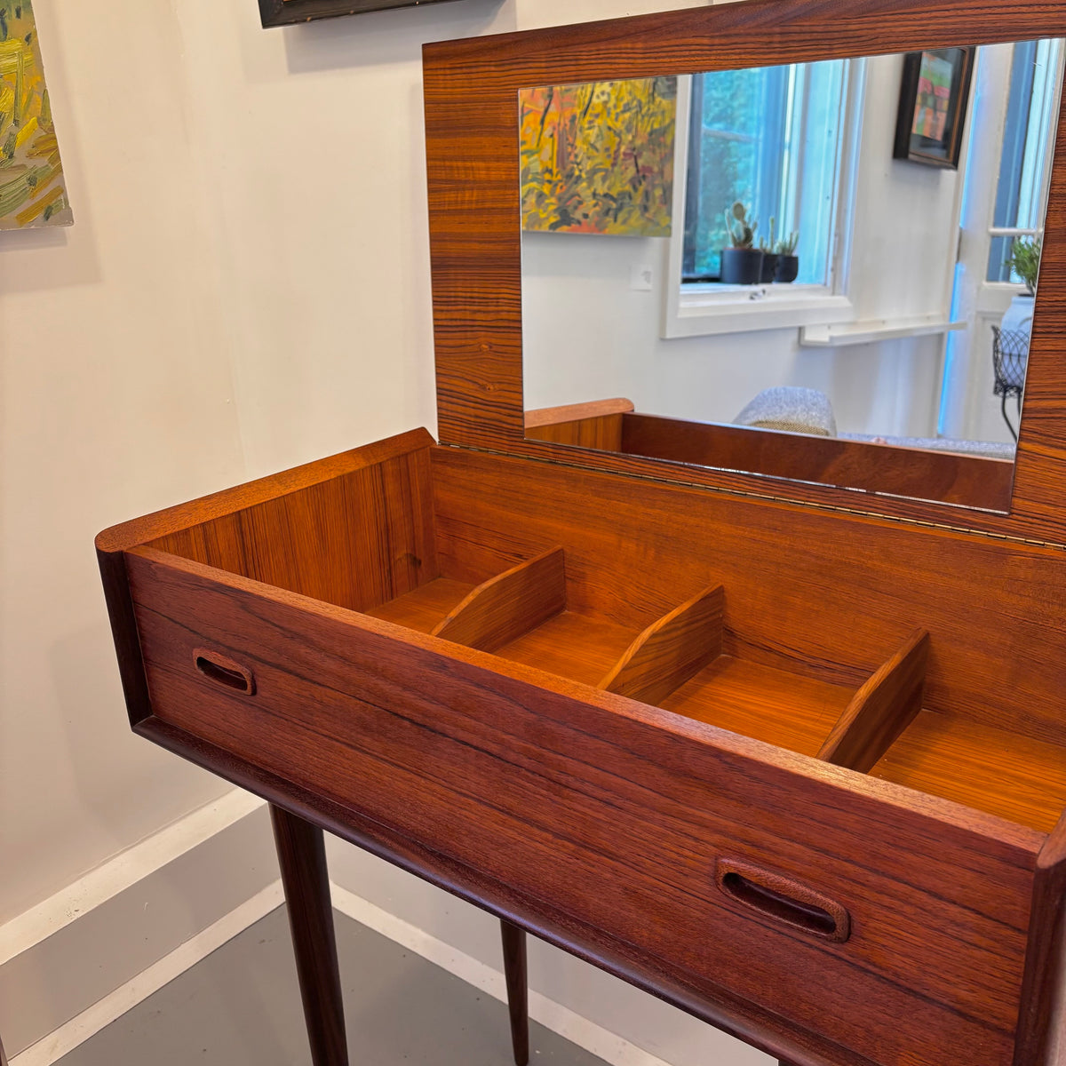 Teak Console/Vanity