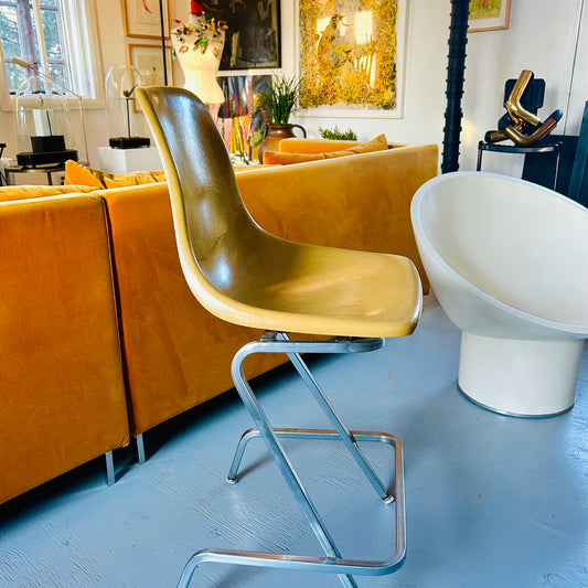 1960s Molded Fiberglass Stool