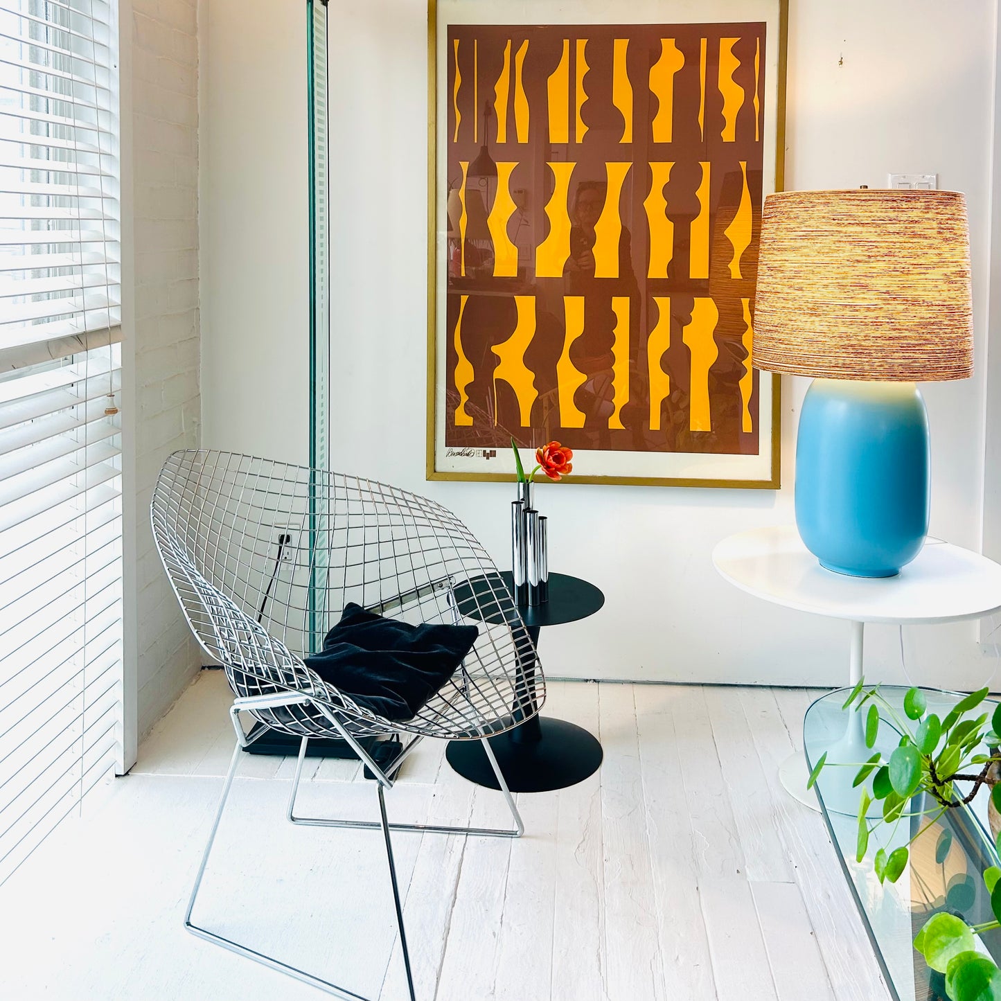 Original Harry Bertoia Diamond Chairs