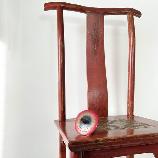 Antique Chinese Yoke Back Chair