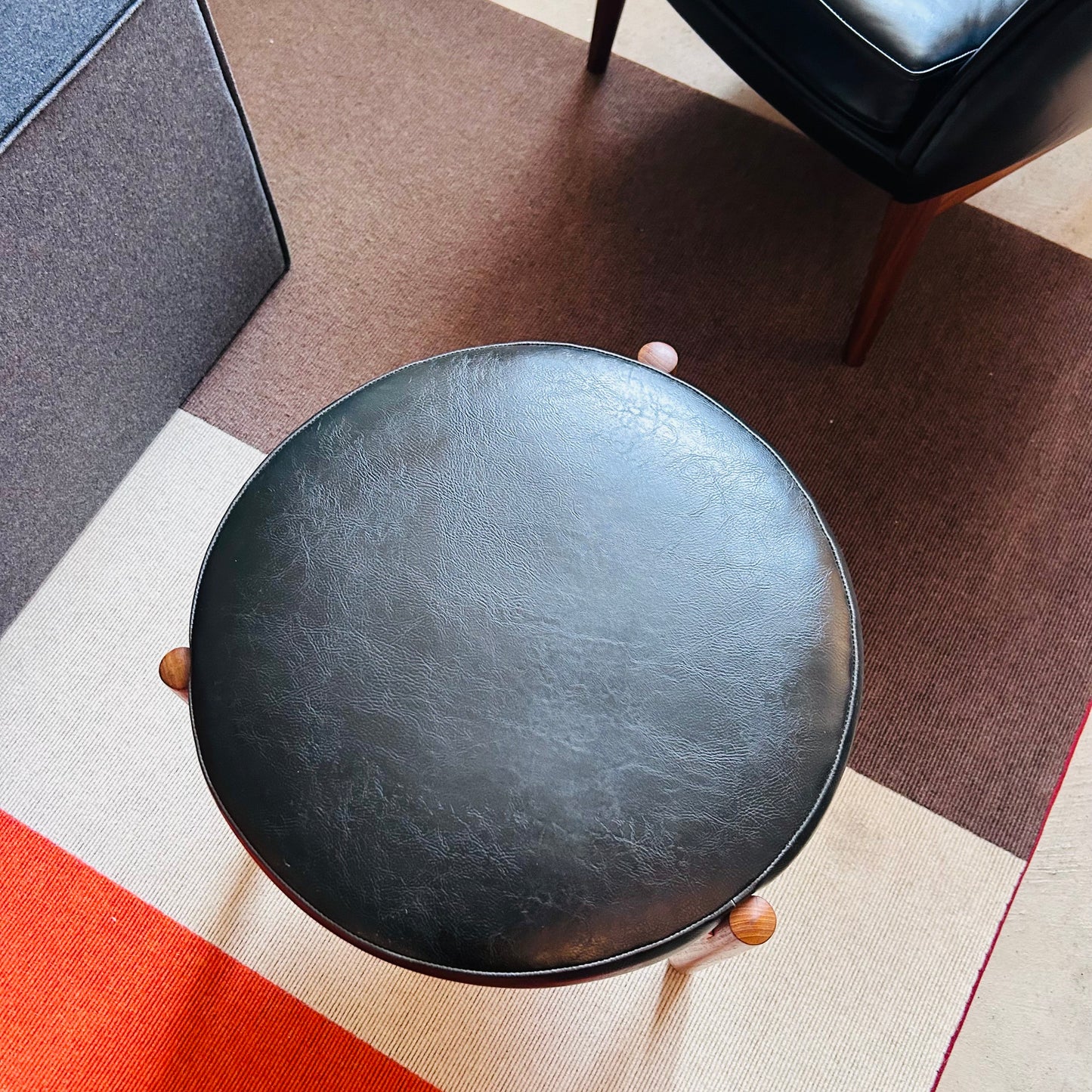 Scandinavian Teak Stool