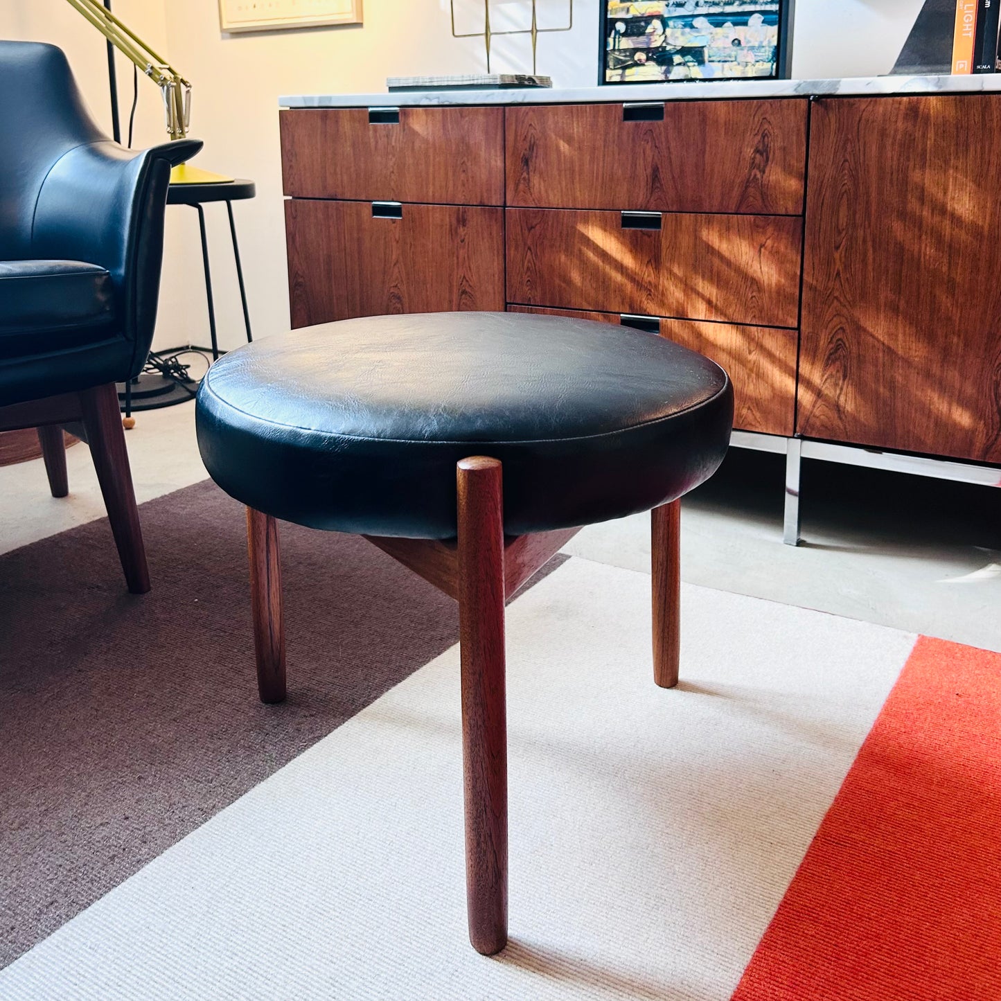 Scandinavian Teak Stool
