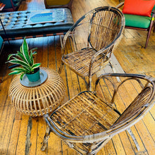 Pair of Mid Century Bamboo Chairs