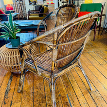 Pair of Mid Century Bamboo Chairs