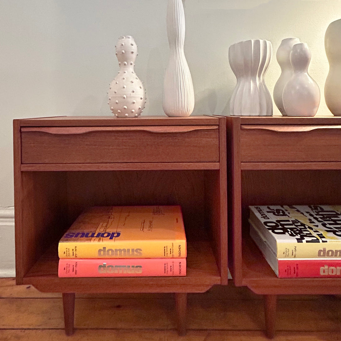 Teak Nightstands – Inabstracto
