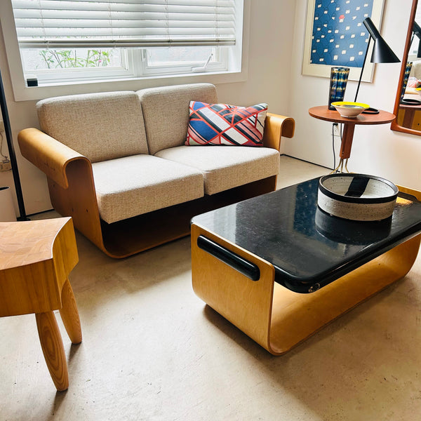 RARE 1950s Bent Ply Table