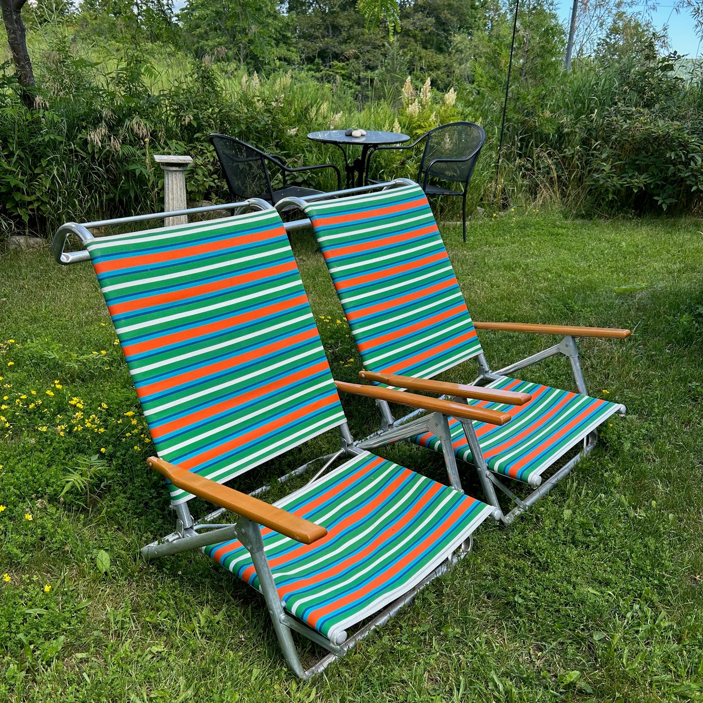 Pair of Folding Beach Chairs