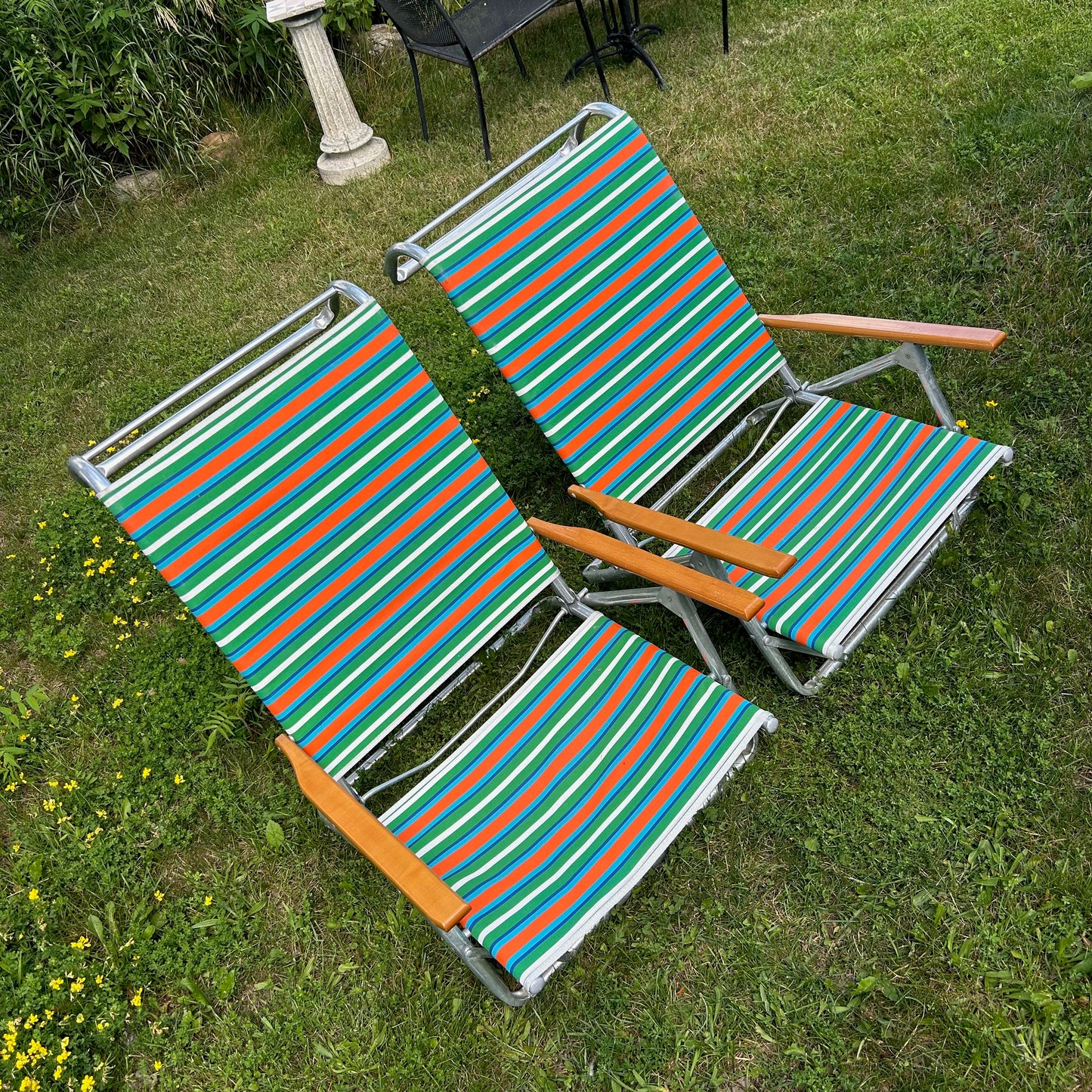Pair of Folding Beach Chairs