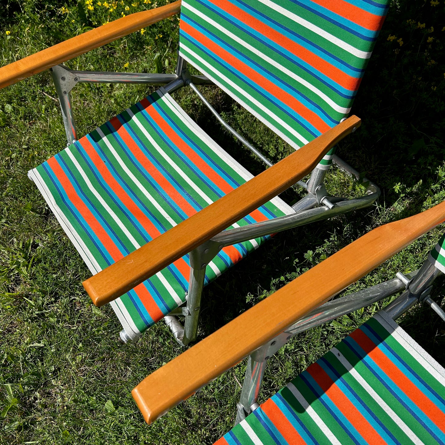 Pair of Folding Beach Chairs