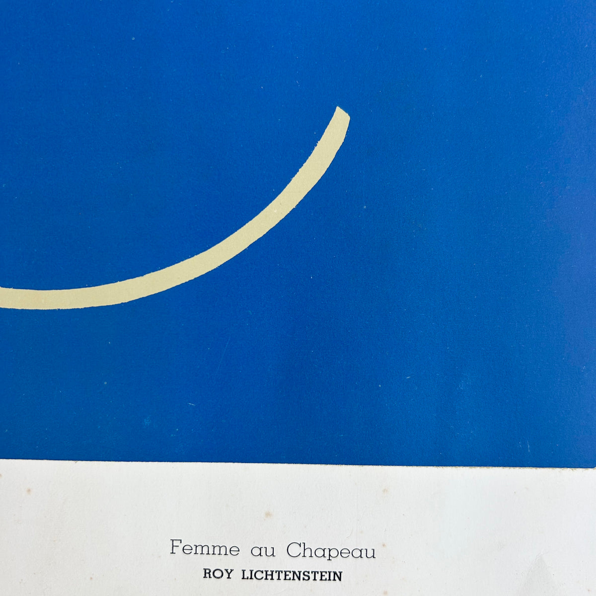 Lichenstein, Femme de Chapeau