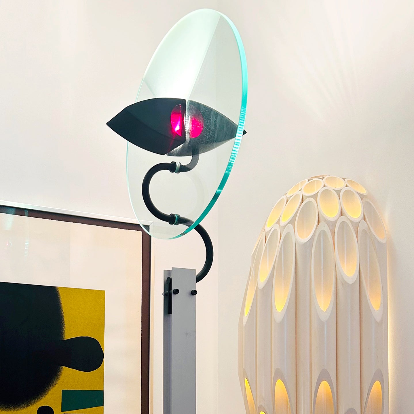 1980s Artemide Olimpia Floor Lamp