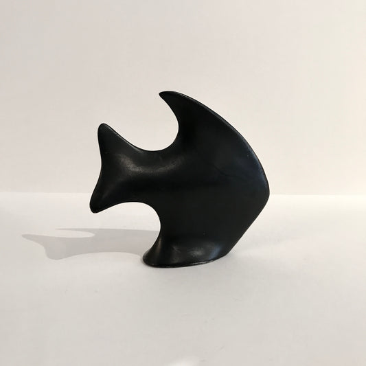 RARE Black Abstract Fish